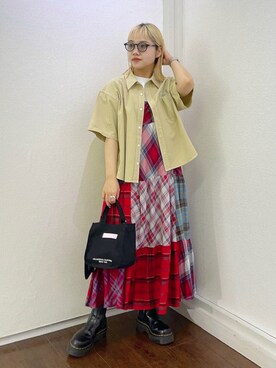 森日菜子さん(レディース・154cm)の夏コーディネート