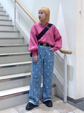 森日菜子さん（レディース・154cm）の秋コーディネート