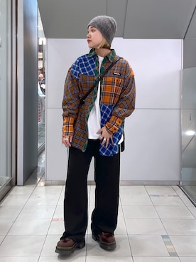 森日菜子さん（レディース・154cm）の冬コーディネート