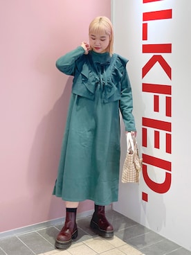 森日菜子さん（レディース・154cm）の春コーディネート