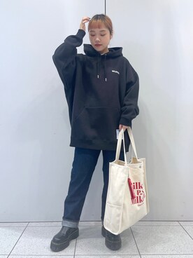 森日菜子さん（レディース・154cm）の秋コーディネート