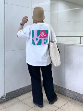 森日菜子さん（レディース・154cm）の夏コーディネート