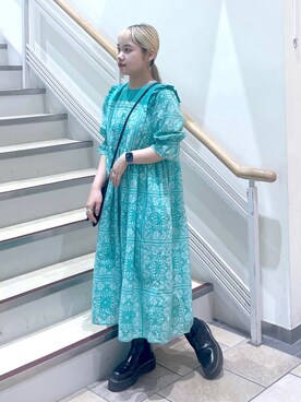 森日菜子さん（レディース・154cm）の夏コーディネート