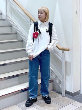 森日菜子さん（レディース・154cm）の秋コーディネート