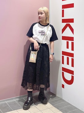 森日菜子さん（レディース・154cm）の春コーディネート