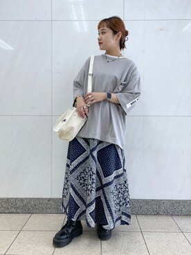 森日菜子さん（レディース・154cm）の夏コーディネート