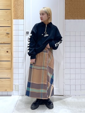 森日菜子さん(レディース・154cm)の秋コーディネート
