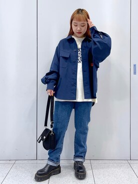 森日菜子さん(レディース・154cm)の秋コーディネート