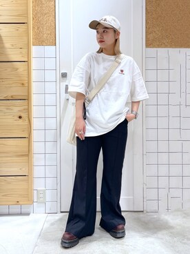 森日菜子さん（レディース・154cm）の夏コーディネート