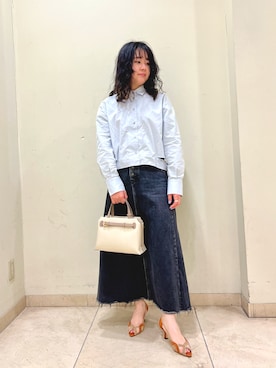 「チュールパンプス」｜101778さん（レディース・154cm）の春コーディネート