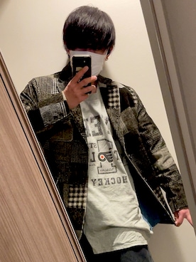 「BEAMS PLUS（ビームスプラス）のアイテム（その他アウター）」を使った、イトウさん（メンズ・175cm）の冬コーディネート