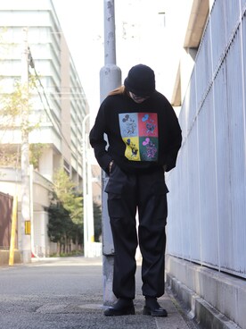 「ワントーンスタイル」｜2a1さん（レディース・170cm）の冬コーディネート