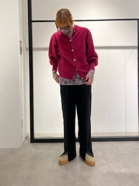 「スリット」｜「アイテム（その他トップス）」を使った、2a1さん（レディース・170cm）の冬コーディネート