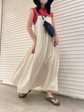 「Lui's（ルイス）のアイテム（ワンピース/ドレス）」を使った、2a1さん（レディース・170cm）の夏コーディネート