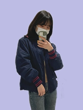 ブルゾンを使った ネイビー のレディース人気ファッションコーディネート Wear ブルゾンを使った ネイビー のレディース人気ファッションコーディネート Wear