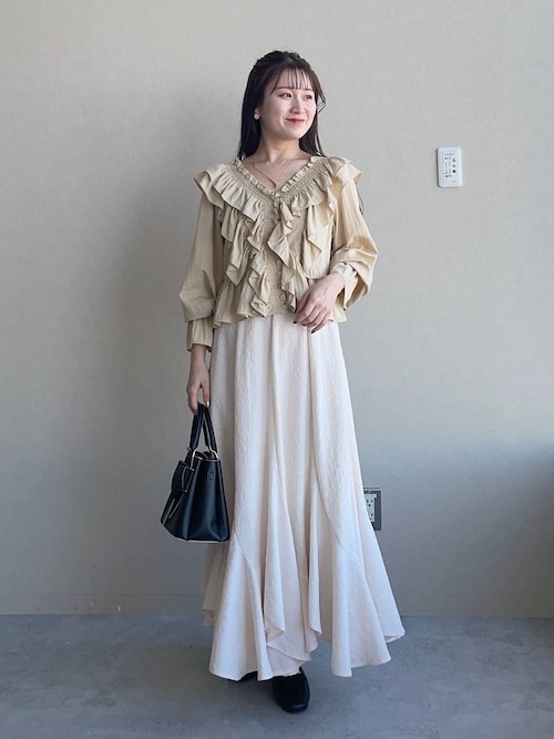 セール】ボリュームフリルブラウス 289332（シャツ/ブラウス）｜mysty