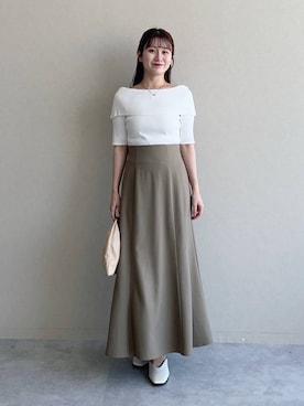 「アイテム（スリッポン）」を使った、MiOさん（レディース・155cm）の秋コーディネート