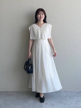 「アイテム（スリッポン）」を使った、MiOさん（レディース・155cm）の夏コーディネート