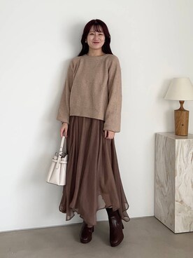 MiOさん（レディース・155cm）の冬コーディネート