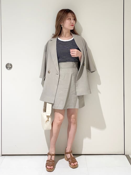 Mysty Woman 博多アミュエスト店mioさんのtシャツ カットソーを使ったコーディネート Zozotown