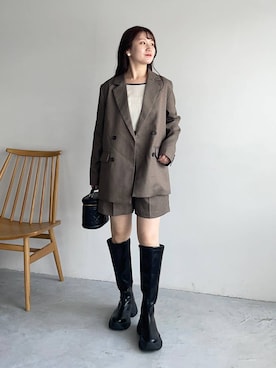 MiOさん（レディース・155cm）の秋コーディネート