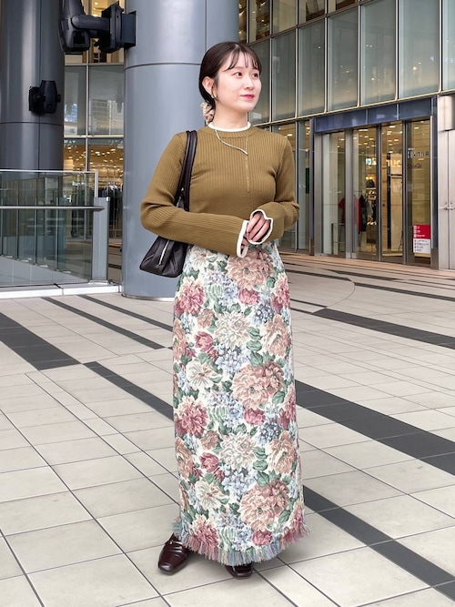 ケイタマルヤマゴブラン織りスカート KEITA MARUYAMA（ケイタマルヤマ）ハンティングゴブランスカート