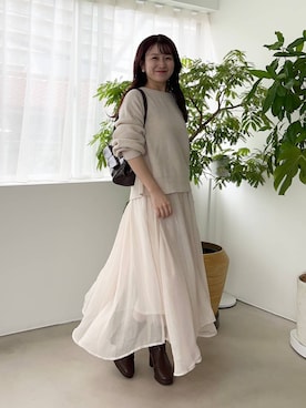 MiOさん（レディース・155cm）の冬コーディネート