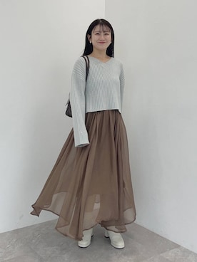 MiOさん（レディース・155cm）の冬コーディネート