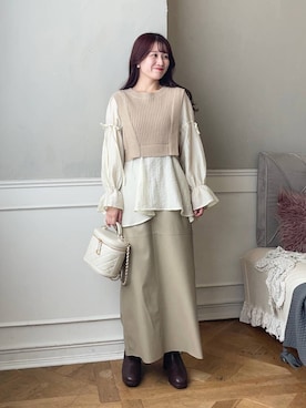 MiOさん（レディース・155cm）の冬コーディネート