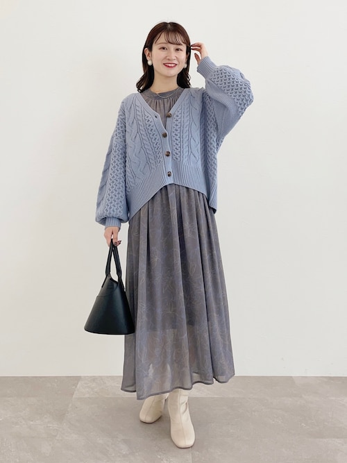ベストSET花柄ワンピース 273175を使ったショップスタッフの人気