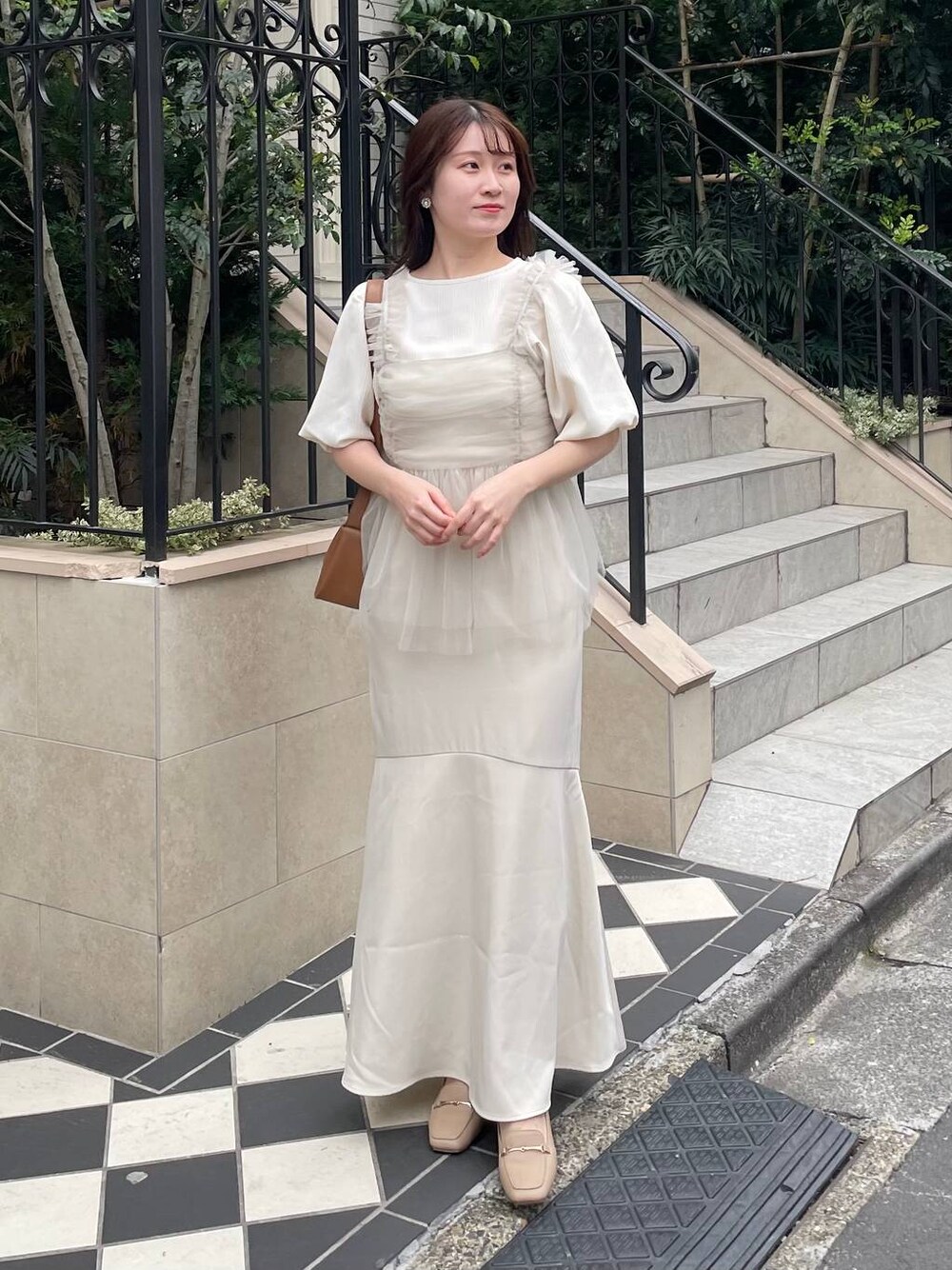 mysty woman（ミスティウーマン）の「ギャザーチュールキャミソール 114944（キャミソール）」 - WEAR