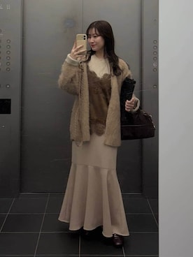 「Me%（ミィパーセント）のアイテム」を使った、MiOさん（レディース・155cm）の春コーディネート