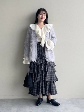 「アイテム（ドレスシューズ）」を使った、MiOさん（レディース・155cm）の秋コーディネート