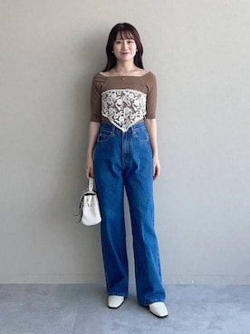 「アイテム（その他ヘアアクセサリー）」を使った、MiOさん（レディース・155cm）の秋コーディネート