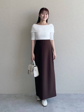 「アイテム（スリッポン）」を使った、MiOさん（レディース・155cm）の夏コーディネート