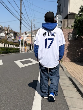 「JORDAN BRAND（ジョーダンブランド）のアイテム」を使った、s0325さん（メンズ・170cm）の春コーディネート