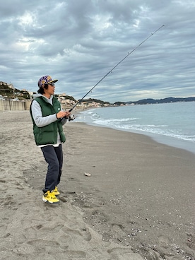 「アイテム（パーカー）」を使った、s0325さん（メンズ・170cm）の秋コーディネート