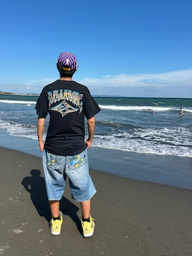 「BILLABONG（ビラボン）のアイテム」を使った、s0325noguchiさん（メンズ・170cm）の夏コーディネート