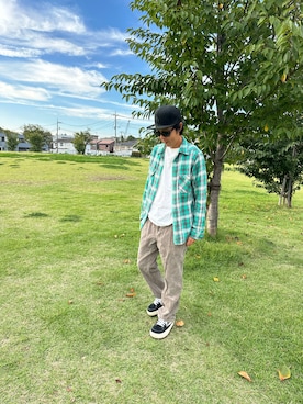 「FIVE BROTHER（ファイブブラザー）のアイテム」を使った、s0325さん（メンズ・170cm）の秋コーディネート