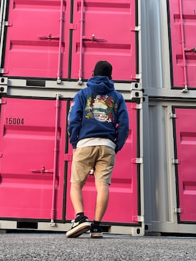 「Dickies（ディッキーズ）のアイテム（パンツ）」を使った、s0325さん（メンズ・170cm）の春コーディネート