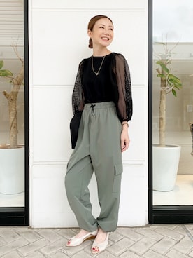 Takemotoさん（レディース・156cm）の夏コーディネート