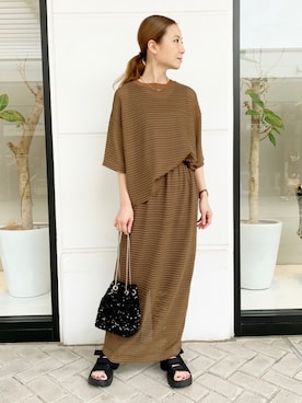 Takemotoさん（レディース・156cm）の夏コーディネート