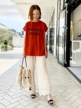 Takemotoさん（レディース・155cm）の夏コーディネート