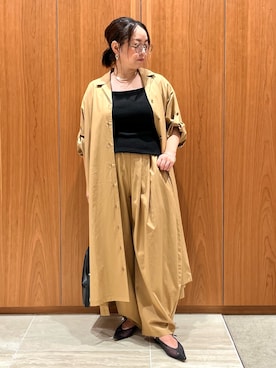 「qualite（カリテ）のアイテム（ワンピース）」を使った、terunumaさん（レディース・150cm）の秋コーディネート