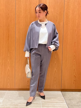 「qualite（カリテ）のアイテム（ジャケット/アウター）」を使った、terunumaさん（レディース・150cm）の秋コーディネート