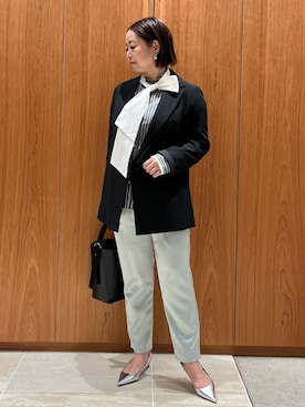 「アイテム（テーラードジャケット）」を使った、terunumaさん（レディース・150cm）の冬コーディネート