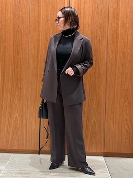 「アイテム（テーラードジャケット）」を使った、terunumaさん（レディース・150cm）の秋コーディネート