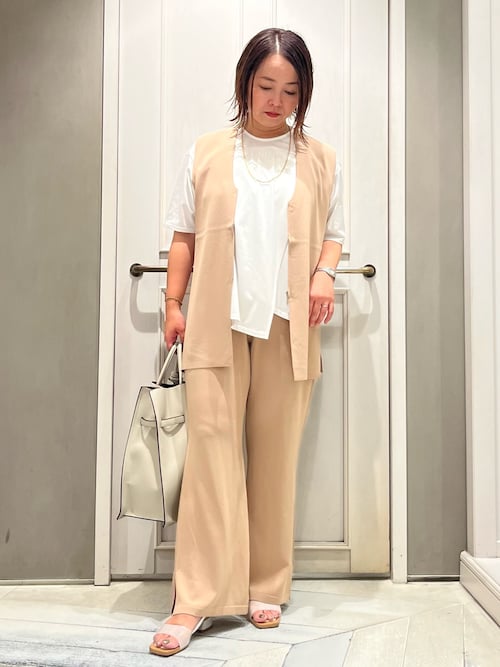 アシメフロントカットソー qualite tシャツ アシメフロントカットソー レディース