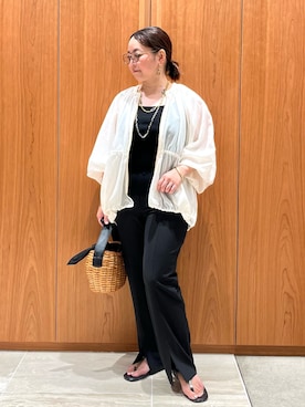 「アイテム（ブルゾン）」を使った、terunumaさん（レディース・150cm）の夏コーディネート