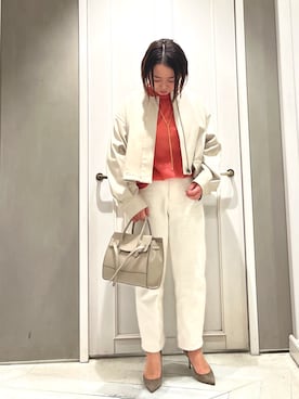 「qualite（カリテ）のアイテム（ブルゾン）」を使った、terunumaさん（レディース・150cm）の春コーディネート